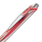 Pentel EnerGel Liquid Gel Refillable Grip Pen - Retractable - 0.7mm - Coral Pink-Coral Pink