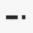 Nexera Trelisse 60 inch TV Stand with 3 doors - Black-7