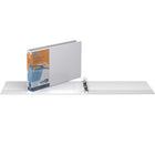 QuickFit Heavy Duty 11" x 17" Spreadsheet Binder - D Ring - 1.5" - White - 2 Pack-1.5"