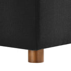 Modway Commix Down Filled Overstuffed Ottoman - Black-8