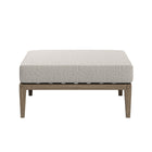 Modway Northlake Outdoor Teak Ottoman - Pebble-Assembly Required