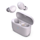 Jlab GO Air POP True Wireless Earphones - Lilac-Dual Connect. Use either earbud independently or use both together. A built-in MEMS microphone in each bud ensures clear calls.