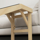 PawHut 59" L Pet Ramp with Non-slip Carpet - Natural-Polyester surface provides so much comfort 