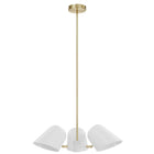Modway Briana 3-Light Pendant Light - White-LED Compatible, Requires Assembly