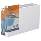 QuickFit Heavy Duty 11" x 17" Spreadsheet Binder - D Ring - 1.5" - White - 2 Pack-3 Ring Binder