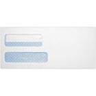 JAM Paper - Enveloppes Double Fenêtre #9 avec Teinte Sécurisée et REDI-SEAL, Blanc, 3 7/8 x 8 7/8, Paquet de 500-Taille : 3 7/8 x 8 7/8 pouces