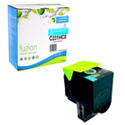 fuzion Lexmark (C231HCO) Compatible Toner Cartridge - High Yield - Cyan-Ink Colour: Cyan