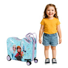 Bioworld Ride On Luggage - Frozen-Spacious & Organized: Offers ample storage for clothes, toys, and essentials, keeping everything neatly packed for travel