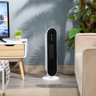HOMCOM 1500 W/1000 W Ceramic Tower Heater with 45 Degree Oscillation-45-degree oscillation function direct exactly the air flow where you need it to 