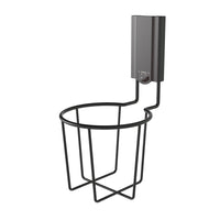 Gator Magnetics Single Magnetic Cup Holder - 25  lb Capacity - Black-This remarkable basket holds up to an astounding 25lbs. so it can provide endless storage options.  Beverages, Water Bottles, Paint Brushes, Cleaning Supplies, Spray Paint & Bug Sprays, Art & Craft Supplies, So much more!  Our patented heavy-duty magnetic Cup Holder and “Easy-off” system will carry a load up to 25 lbs. on thin steel surfaces. To use, just simply lift the lever, place, close, and load. Move it to new places over and over.