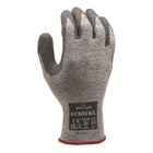 SHOWA S-TEX Smooth Polyurethane A5 Cut Resistant Poly Glove - Knit HPPE/Stainless Steel Liner - Grey - X-Large -Polyurethane coating