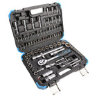 Fixtec 1/2-inch & 1/4-inch Drive Ratchet and Socket Mechanics 94-Piece Set-Easy Storage: All tools are packaged in a sturdy blow molded case with their own place for quick tool storage and easy storage in your home, car and garage.