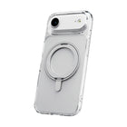 TUFF8 Glide360 Mag Case for iPhone 17 Air - Clear-360° Rotating Stand: Built-in stand that rotates to multiple angles for hands-free phone use