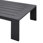 Modway - Tahoe Terrasse extérieure Aluminium revêtu en poudre Table basse - Gris-7
