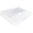 JAM Paper Enveloppes en plastique, fermeture autoagrippante, exp.de 2 po, 9 3/4 x 13 po, transparentes 12/pqt-Ouverture : Livret