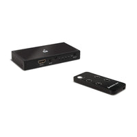 IOGEAR 4-Port UHD 8K HDMI Switch-Connect up to four 8K sources to one HDMI enabled HDTV or projector