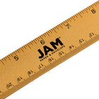 JAM Paper Strong Aluminum Ruler - 12" - Gold Metallic-Size: 12 Inches long / 1 Foot ruler