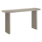 Hudson&Canal Soren 55"W Console Table - Alder White-A modern contemporary design for your hallway, entry, living room, and more