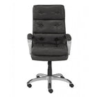 Brassex Hendrick Office Chair - Grey-Ergonomic design with full back and head rest for complete support while you work
