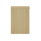 Manhattan Comfort Grace 54" Modern Desk - Natural Oak and Gold-Ample surface area for working, studying, or gaming
