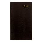 Brownline - 2026 Agenda quotidien Traditional - 13-3/8 po x 7-7/8 po - Noir - Anglais-Un jour par page. Grande sections lignées pour l'inscription de notes