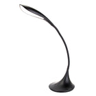Sully LED Swan Lamp - Matte Black - 25"-Desk Lamp