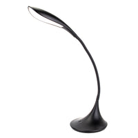 Sully LED Swan Lamp - Matte Black - 25"-Desk Lamp