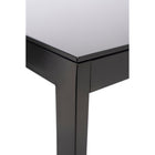 Can-Bramar Glassara Writing Desk - Black-Desktop is made of 6mm thick tempered frosted glass