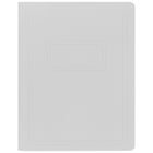 Staples Report Cover - Letter Size - White-Features a 3 prong clasp to hold paper in place