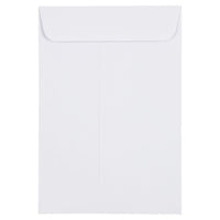 JAM Paper 1 Scarf Open End Policy Envelopes, 4.63 x 6.75, White, 200 Pack (1623988g)-White
