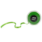 JAM Paper Double Faced Satin Ribbon - 3/8" W x 25 yd. - Lime Green-Quantity: Roll Sold Individually
