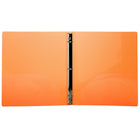 JAM Paper Plastic 3 Ring Binder, 0.75 inch, Orange, 5 Pack (53016org)-With plenty of colours to choose from, they're great for colour coordinating