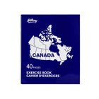Hilroy Canada Laminated Stitchbook - 10-7/8" H x 8-3/8" W - Assorted Colours-7mm ruling
