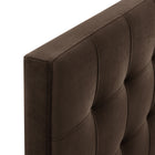 Modway Lily Stain-Resistant Performance Velvet Twin Size Headboard - Chocolate Brown-Assembly Required