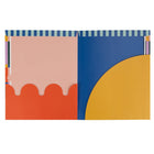 General Supply Goods + Co Wavy Pocket Folder - Assorted Colours - 2 Pack-Each folder features two interior pockets for storing papers and documents