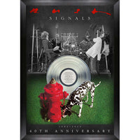 Rush Signals 40th Anniversary Frame - Framed Print - 26" x 34"-Premium music memorabilia