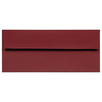 JAM Paper #10 Business Envelopes, 4 1/8 x 9.5, Dark Red, 100 Pack (31511298g)-Dark red