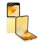 Samsung Galaxy Z Flip6 - 256GB - Yellow - Bell and Virgin Plus-AI Flex Zoom automatically frames your shot. Selfie at your favourite landmark? Or group picture with friends and family? Get everything and everyone in one frame. Zoom in for a gorgeously framed photo