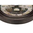 Monarch Specialties Clocks 18" Round Wall Clock - Brown Traditional-For indoor use only, this decorative wall clock has a non-ticking mechanism, perfect for quiet environments and backed by a 2 year limited warranty against any defects for your satisfaction