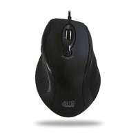 Adesso iMouse G2 Ergonomic Wired USB Mouse - Black-Ergonomic design for comfortable extended use