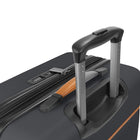 Bugatti Cannes 23.50" Hardside Spinner Check-in Luggage - Black-Double 360-degree spinner wheels for smooth and quiet rolling (8 wheels)