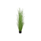 Monarch Specialties 47" Artificial Indoor Grass Tree - Floor - Black Pot-Add a hint of greenery to your space with this 47" tall artificial indoor grass tree that's set in a 5" black pot