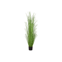 Monarch Specialties - Plante Artificielle - 47 po H - Arbre D'Herbe - Mis En Pot - Touche Réelle - Herbe Verte - Pot Noir-Ajoutez une touche de verdure à votre espace avec cet arbre d'herbe artificielle de 47 po de haut placé dans un pot noir de 5 po