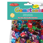 Charles Leonard Creative Arts Gemstones - Assorted Styles and Colours - 1 Pound-All Shapes have a flat back for gluing.