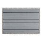 Modway Conway 32" Outdoor Patio Wicker Rattan Coffee Table - Light Grey-6