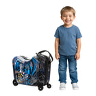 Bioworld Ride On Luggage - Batman-Spacious & Organized: Offers ample storage for clothes, toys, and essentials, keeping everything neatly packed for travel