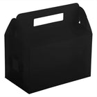 JAM Paper - Boîte à lunch en plastique - 4 3/4 po x 7 3/4 po x 4 3/4 po - Noir -Boîte à lunch en plastique noir