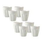 Maxwell & Williams Sala White Latte - Set of 4 - 2 Pack-Dishwasher Safe