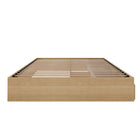Nexera 3-Drawer Storage Bed Frame - Full Size - Natural Maple-Fits a standard full size mattress. 500 pounds weight capacity