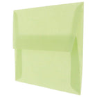 JAM Paper - Enveloppes d'invitation en vélin translucide A10 - 6 po x 9,5 po - Vert feuille - paquet de 25 (PACV853)-Taille : A10 (6 x 9,5 pouces)